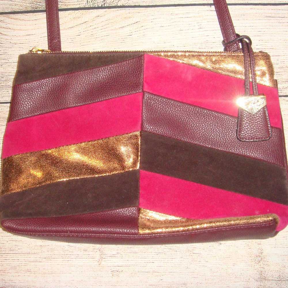 Sammy Multi Color Vegan Patchwork Cross Body Bag